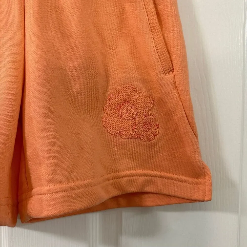 Nike Sportswear Club Big Kids' (Girls') French Terry Shorts in Pink Coral Medium